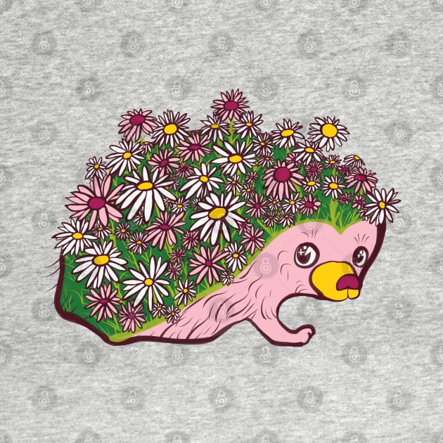 Floral hedgehog by Mimie20
